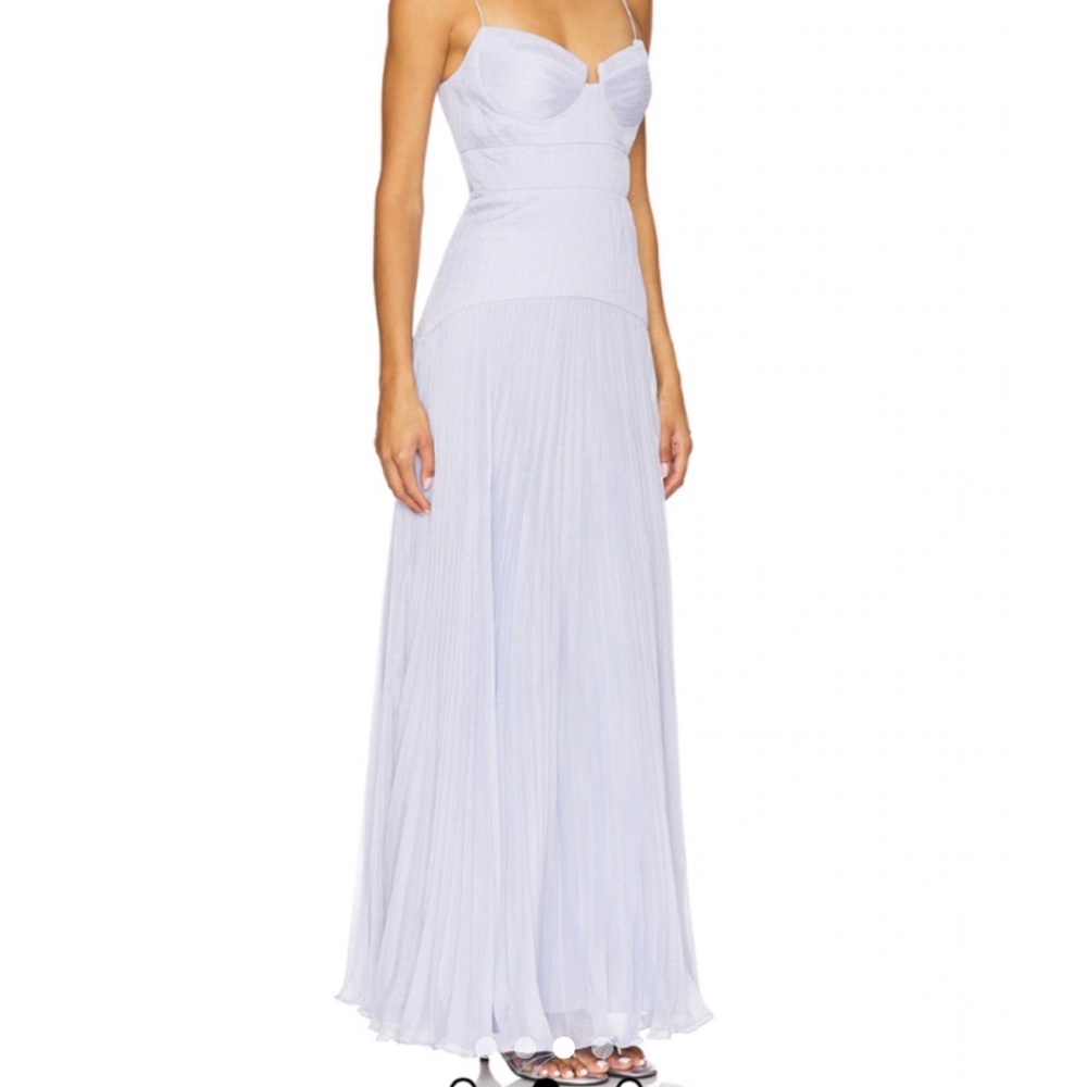 AMUR Saylor Pleated Gown - Picture 2 of 4